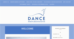 Desktop Screenshot of danceprogressions.com